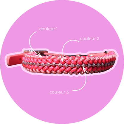 Collier GUISMO mini - collier chien paracorde fait main